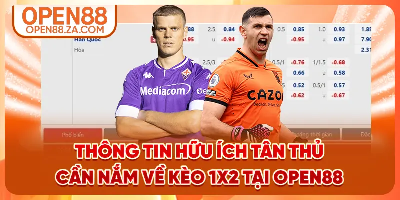 Thông tin hữu ích tân thủ cần nắm về kèo 1X2 tại OPEN88