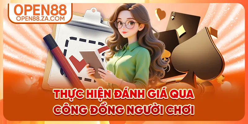 Thực hiện đánh giá qua công đồng người chơi